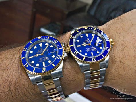 compare perfect watches rolex 16613 with genuine|rolex 116613 vs 126613.